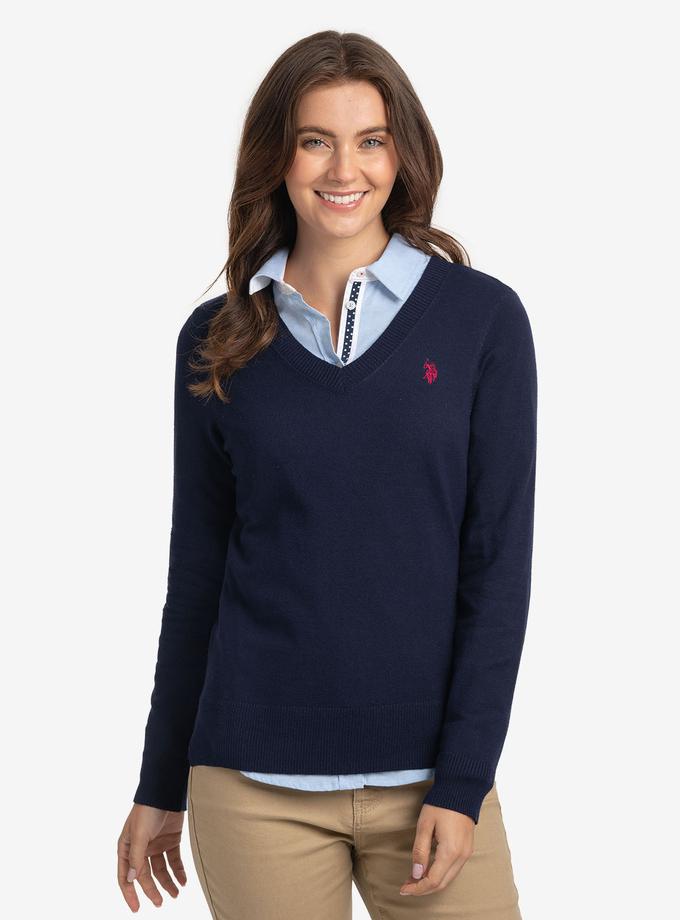 USPA SOFT TOUCH V-NECK SWEATER On Sale