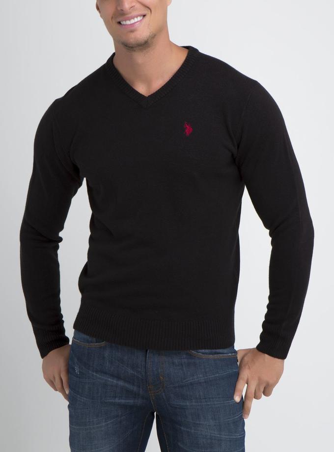 USPA SOFT V-NECK SWEATER High Quality