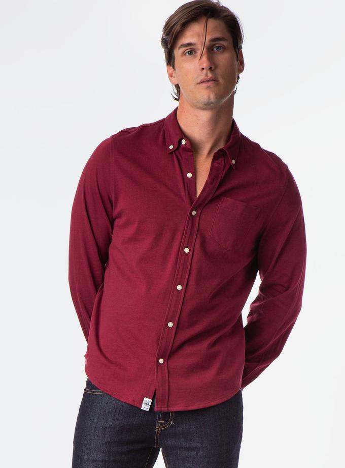 USPA SOLID BUTTON DOWN JERSEY SHIRT Same Day Delivery