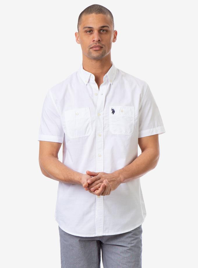 USPA SOLID CLASSIC FIT SLUB SHORT SLEEVE SHIRT Best Buy