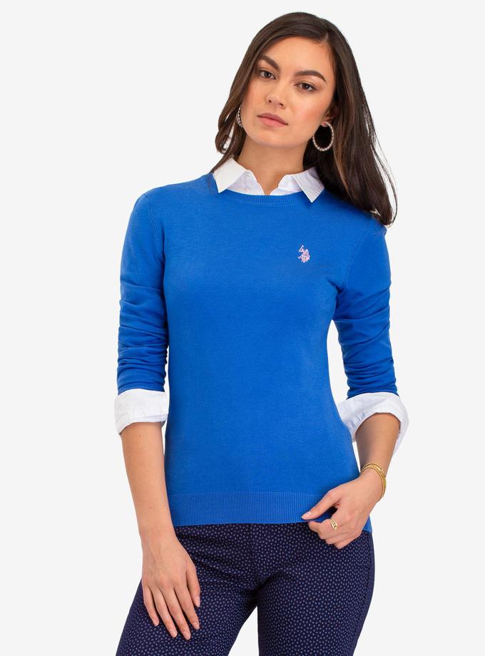 USPA SOLID CREW NECK SWEATER Best Price