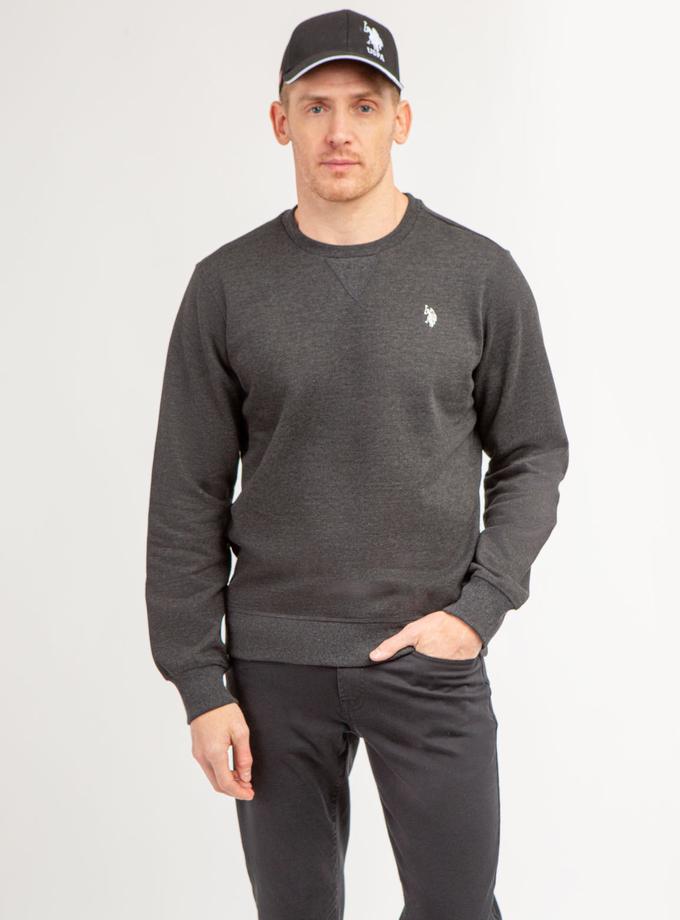 USPA SOLID CREW NECK SWEATSHIRT Free shipping