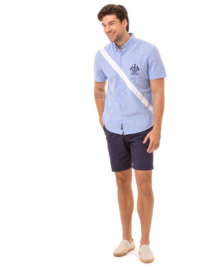 USPA SOLID DIAGONAL STRIPE OXFORD WOVEN SHIRT Best Price