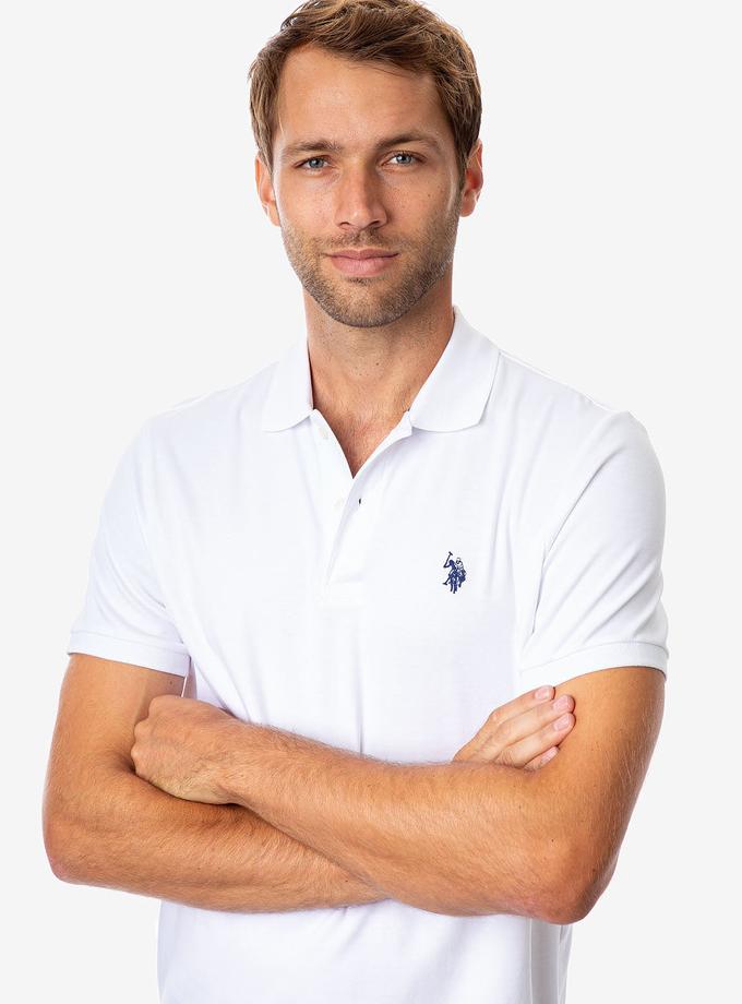 USPA SOLID INTERLOCK POLO SHIRT Best Buy