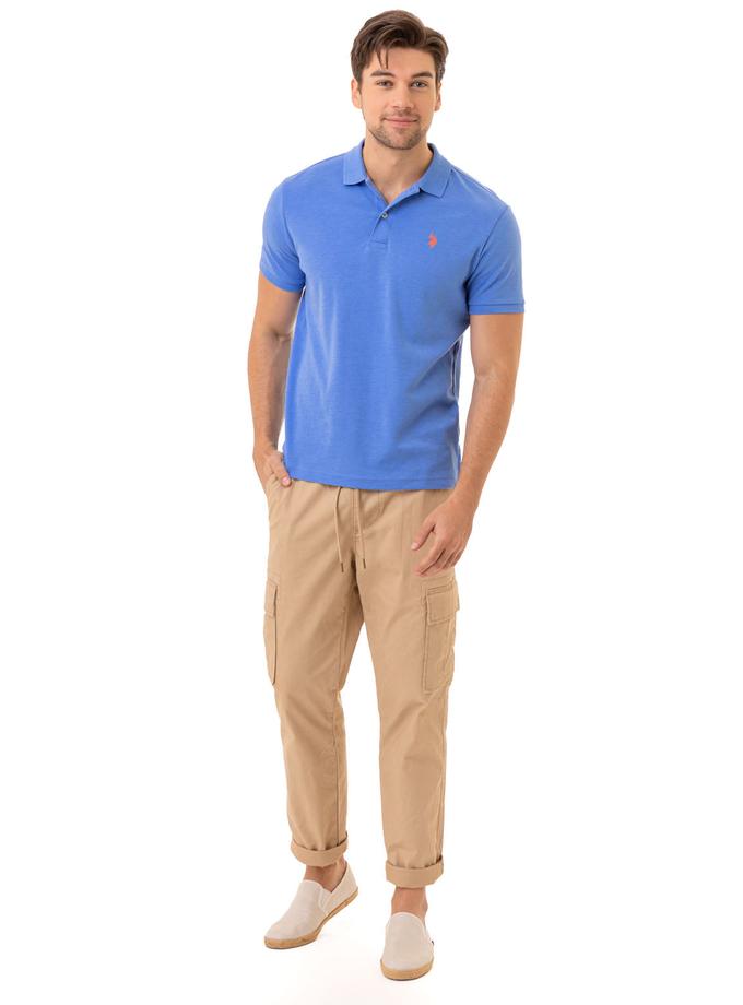 USPA SOLID INTERLOCK POLO SHIRT Best Seller