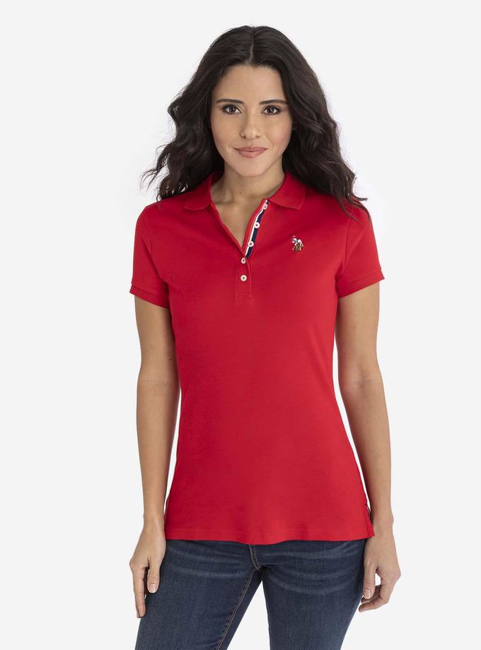 USPA SOLID INTERLOCK POLO SHIRT New Arrival