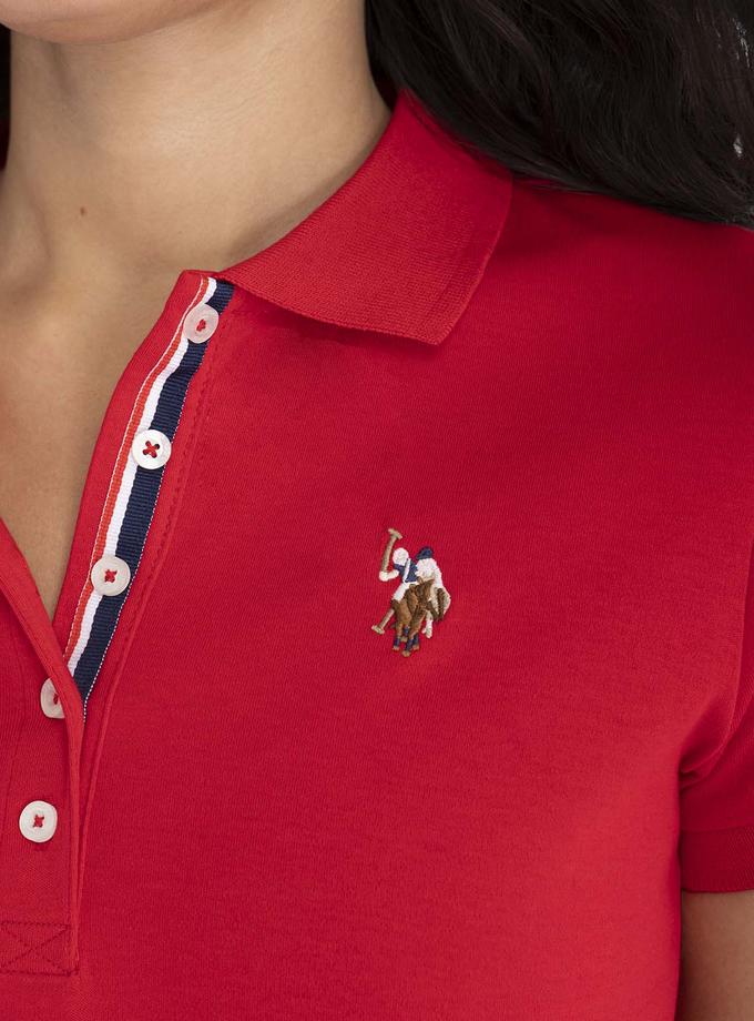 USPA SOLID INTERLOCK POLO SHIRT New Arrival