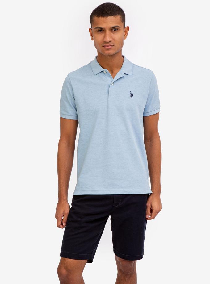 USPA SOLID PIQUE SMALL LOGO POLO SHIRT Best Price