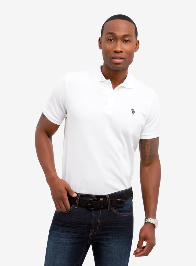 USPA SOLID PIQUE SMALL LOGO POLO SHIRT New Arrival