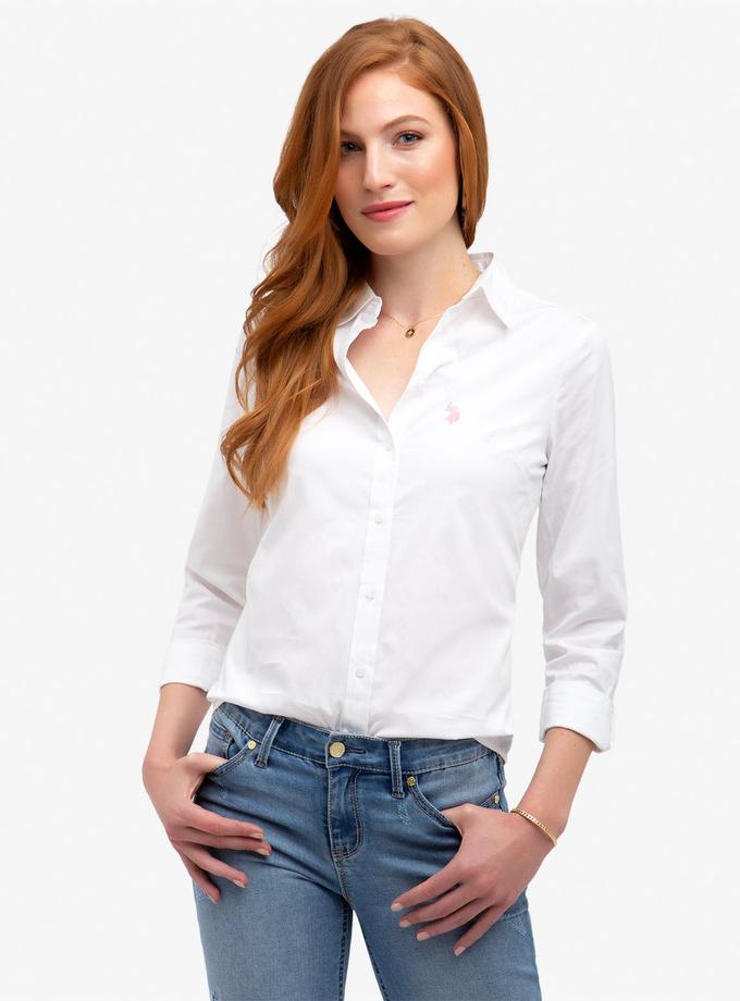 USPA SOLID POPLIN WOVEN SHIRT Best Buy