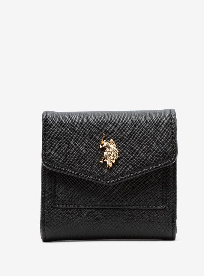 USPA SOLID SMALL FLAP WALLET For Sale