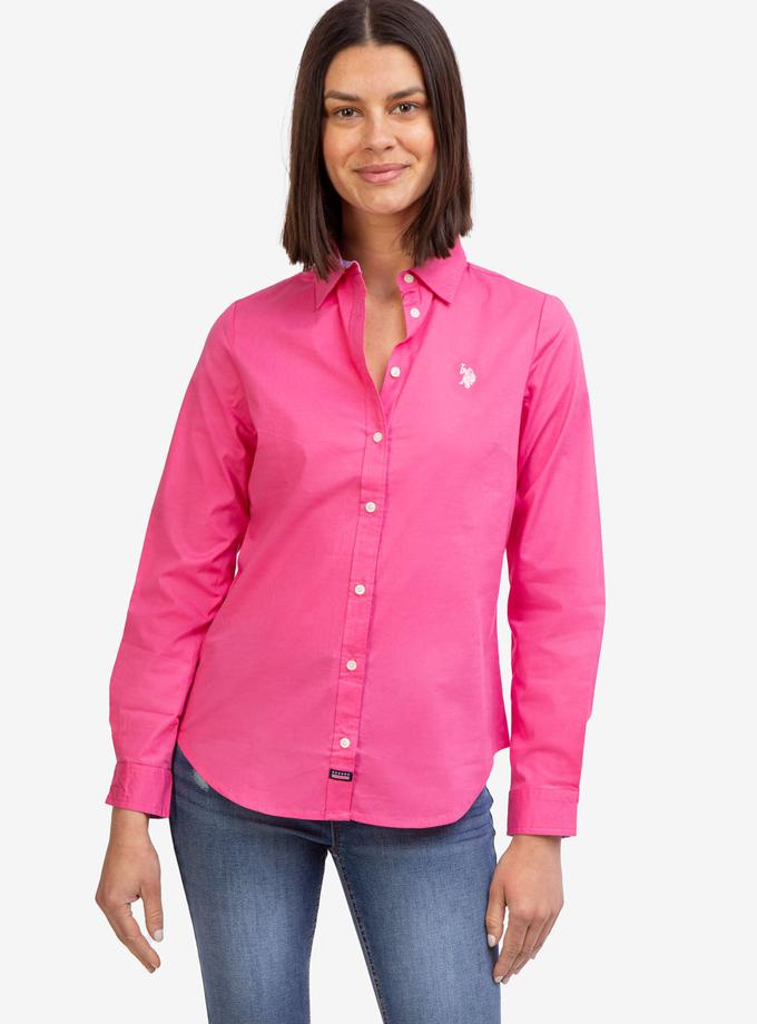 USPA SOLID STRETCH POPLIN SHIRT Free shipping