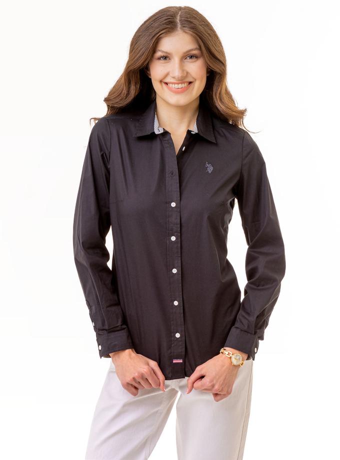 USPA SOLID STRETCH POPLIN SHIRT Same Day Delivery