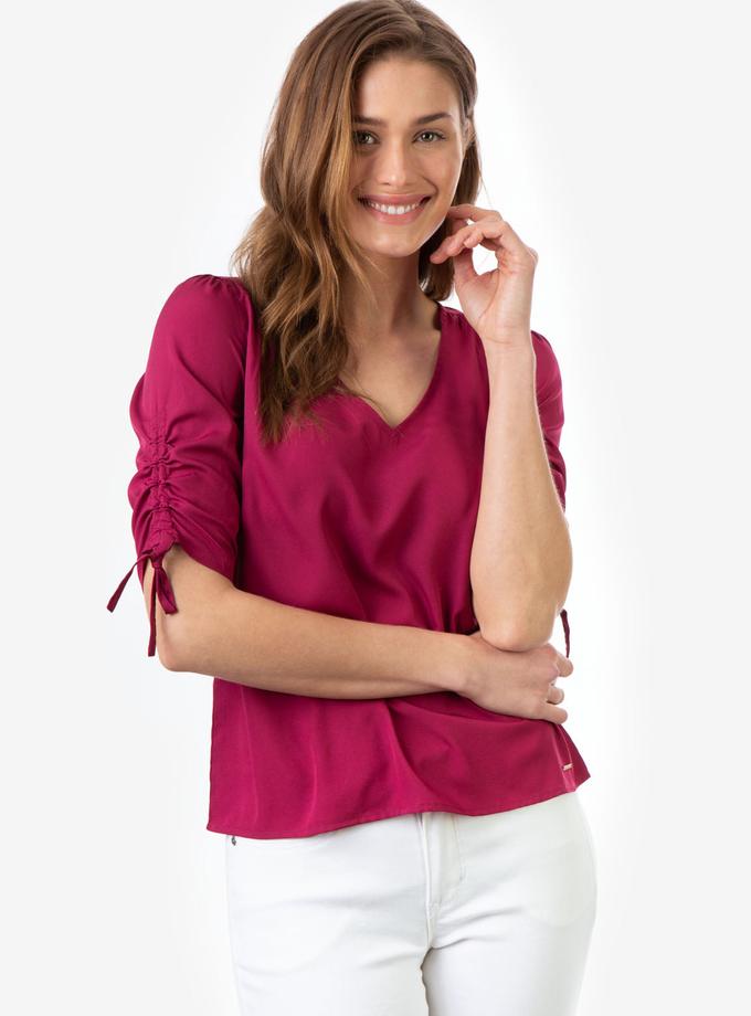 USPA SOLID TIE SLEEVE TOP Best Buy