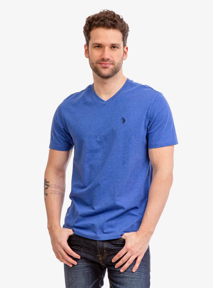 USPA SOLID V-NECK T-SHIRT High Quality