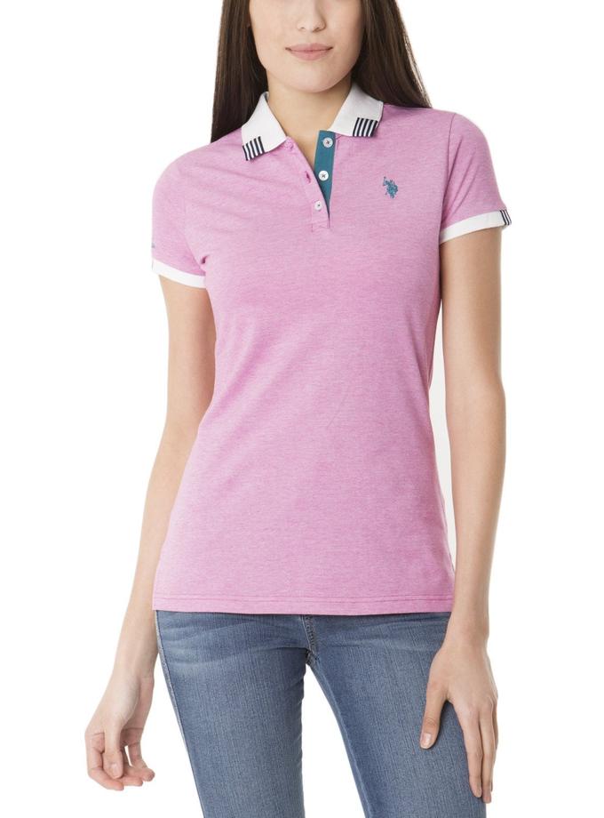 USPA Space Dye Design Polo Shirt Free shipping