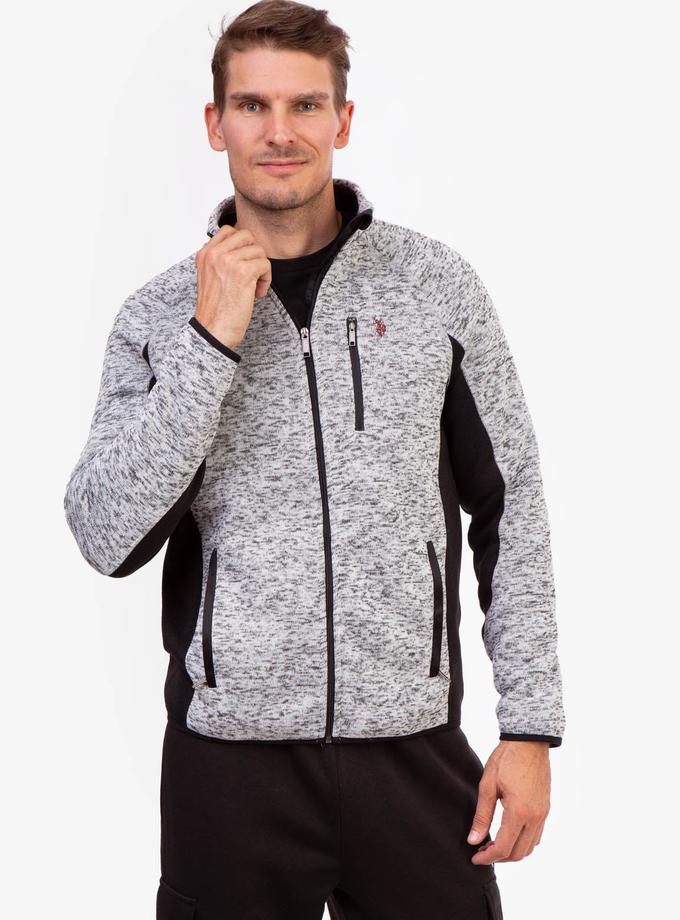 USPA SPACE DYE FLEECE TRACK JACKET Best Seller