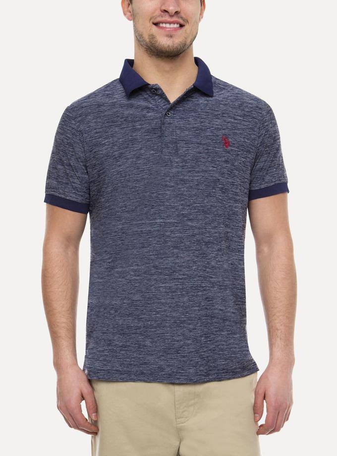 USPA SPACE DYE PERFORMANCE POLO SHIRT Same Day Delivery