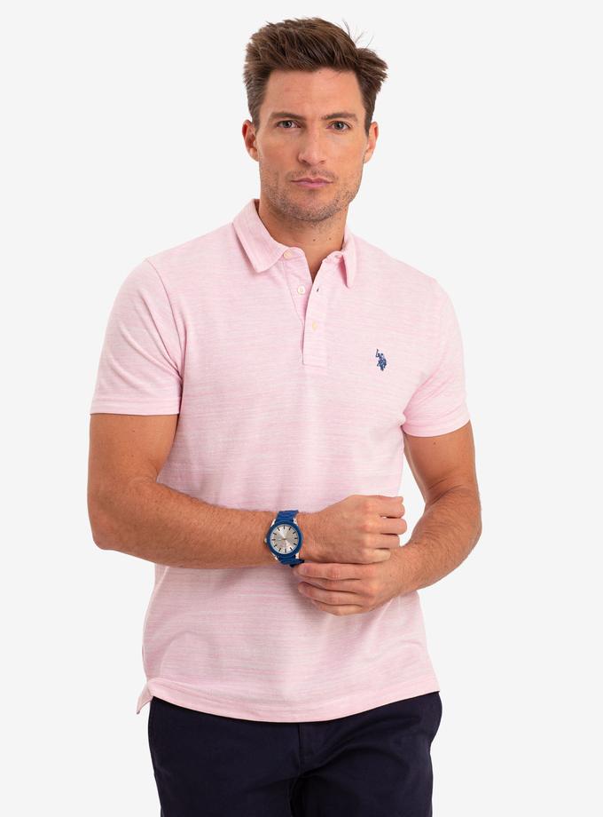 USPA SPACE DYE POLO SHIRT On Sale