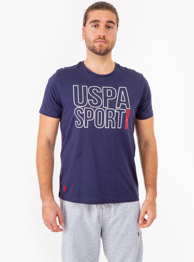 USPA SPORT GRAPHIC JERSEY T-SHIRT For Sale