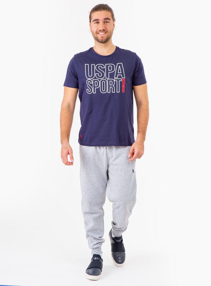 USPA SPORT GRAPHIC JERSEY T-SHIRT For Sale