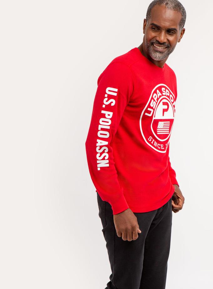 USPA SPORT THERMAL CREW PULLOVER New Arrival