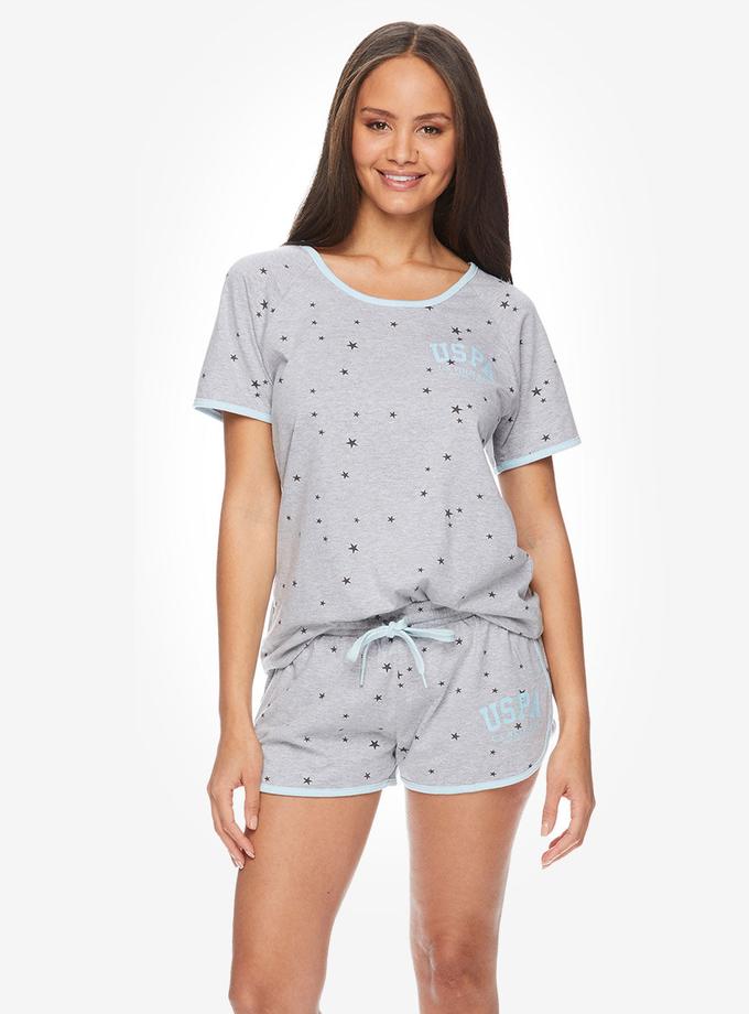 USPA STAR PRINT SHORTS SET On Sale