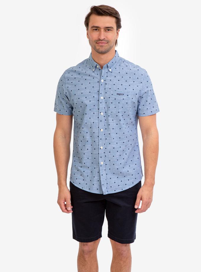 USPA STAR PRINT SLUB CANVAS SHIRT Best Seller