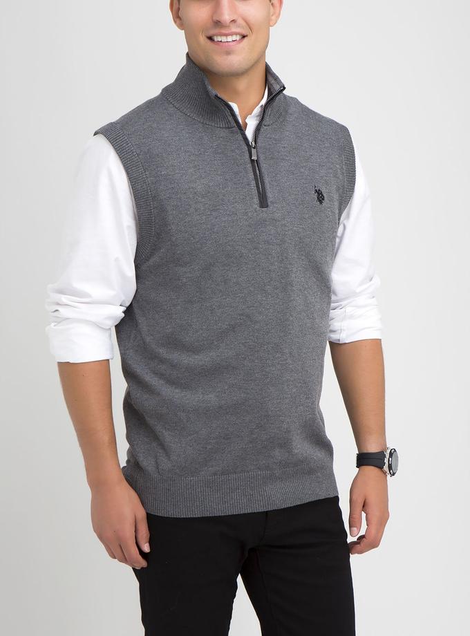 USPA STRETCH 1/4 ZIP  SWEATER VEST Best Buy