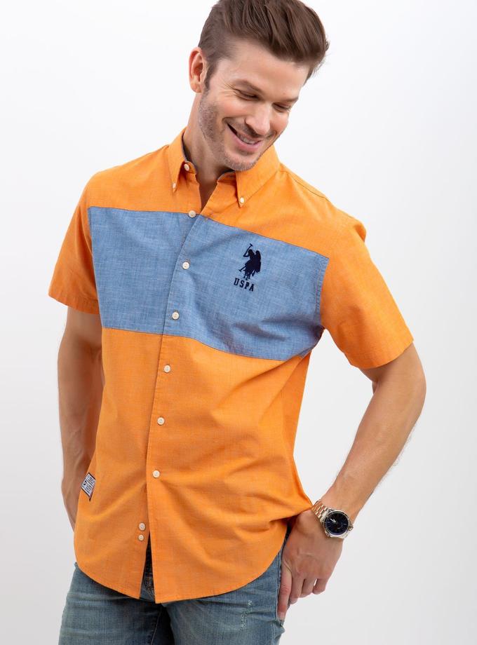 USPA STRETCH SLIM CANVAS SHIRT Best Buy