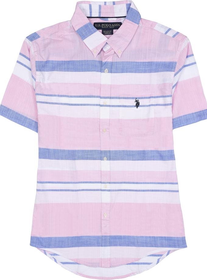 USPA STRETCH SLIM STRIPE SHIRT Best Price