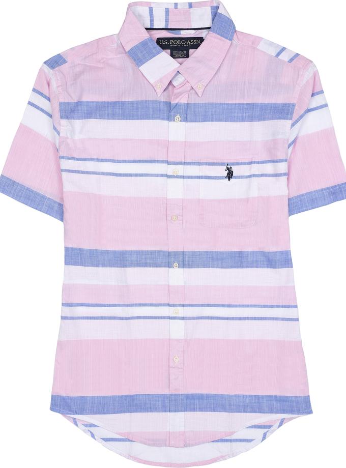 USPA STRETCH SLIM STRIPE SHIRT Best Price