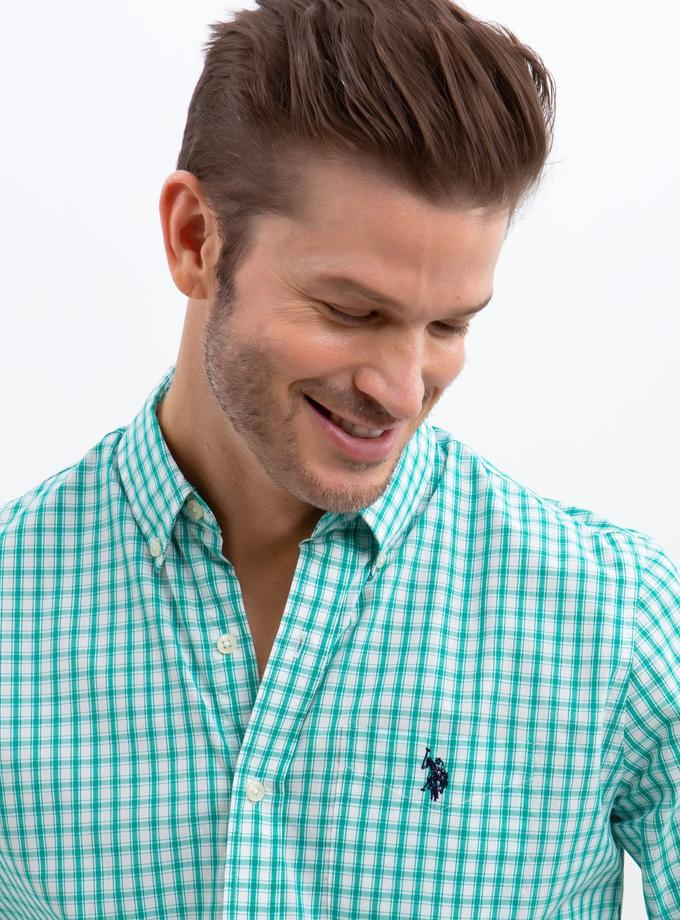 USPA STRETCH SLIM WOVEN SHIRT On Sale