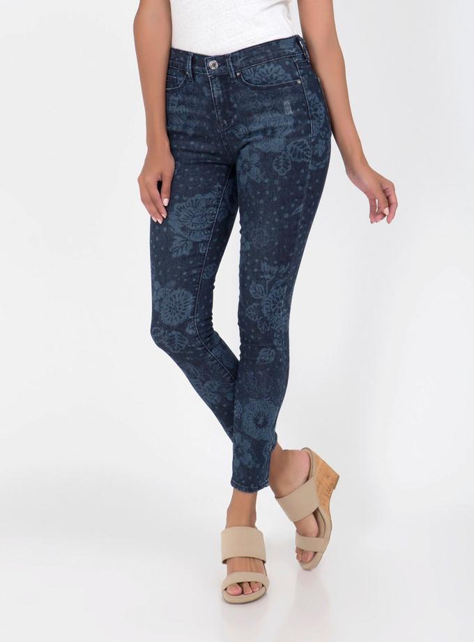 USPA STRETCH SUPER SKINNY FIT FLORAL JEANS New Arrival