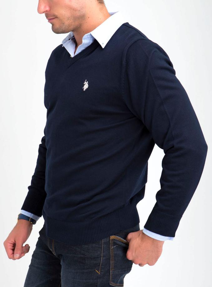 USPA STRETCH V-NECK SWEATER For Sale