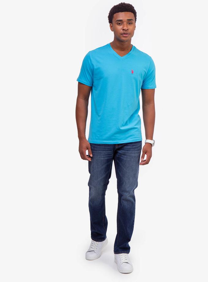 USPA STRETCH V-NECK T-SHIRT On Sale