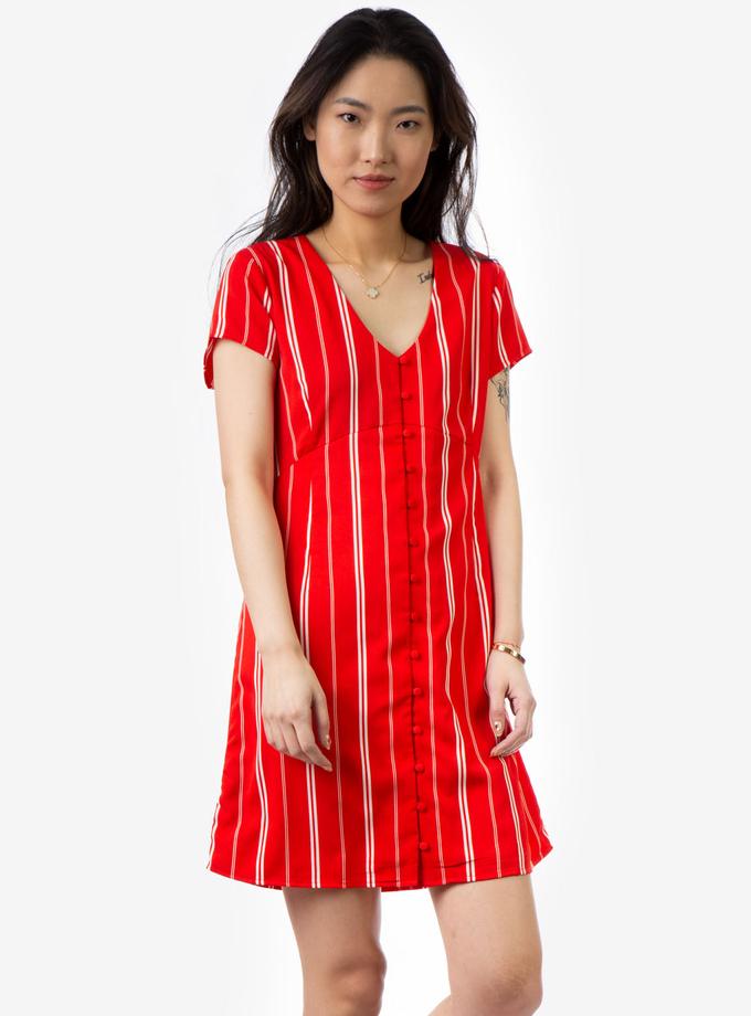 USPA STRIPE BUTTON UP DRESS Same Day Delivery