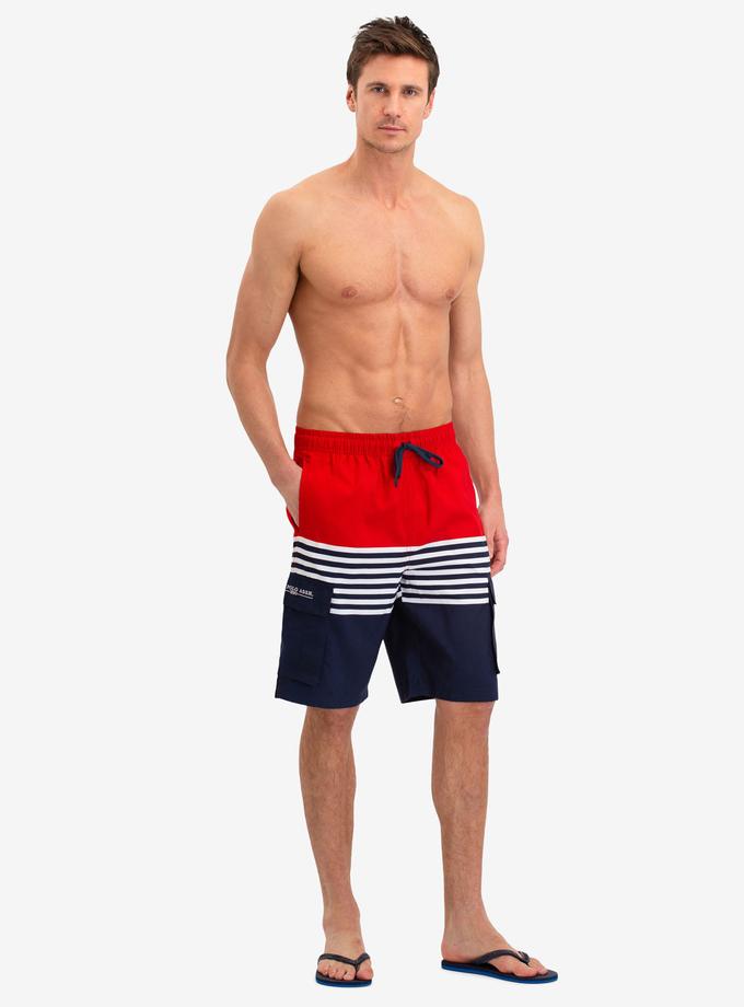 USPA STRIPE CARGO SWIM TRUNKS Best Buy