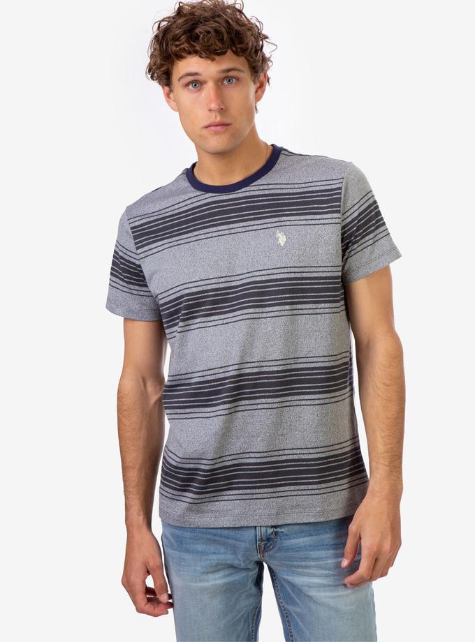 USPA STRIPE CREW NECK T-SHIRT Best Seller