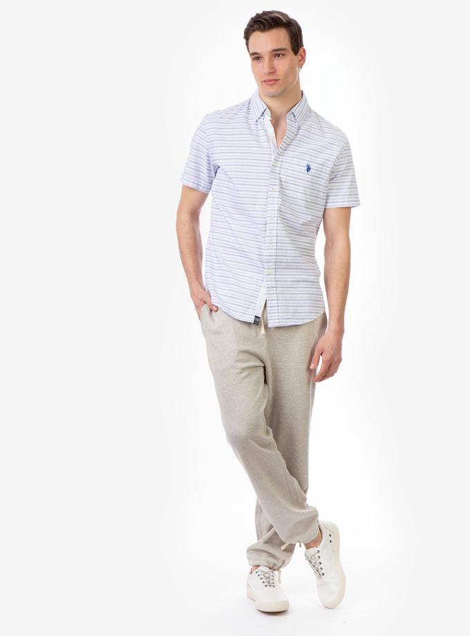 USPA STRIPE DOBBY SHORT SLEEVE SHIRT Same Day Delivery