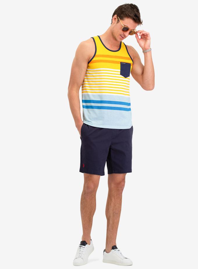 USPA STRIPE PATCH POCKET TANK Best Price