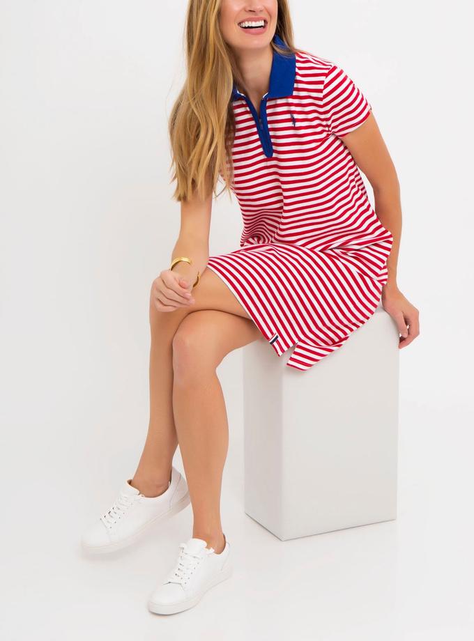 USPA STRIPED POLO DRESS New Arrival