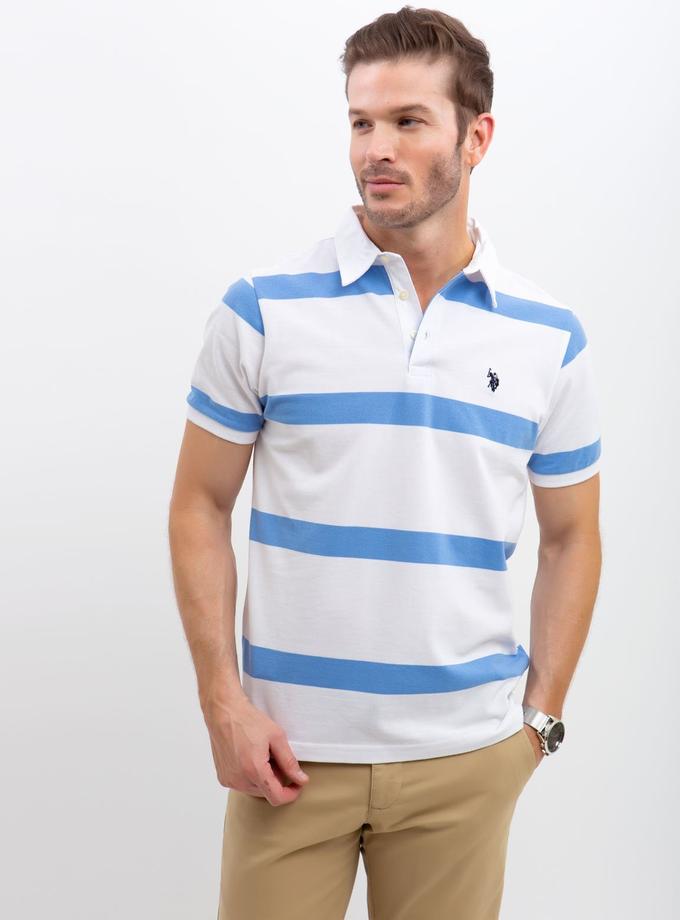 USPA STRIPED POLO SHIRT Best Buy