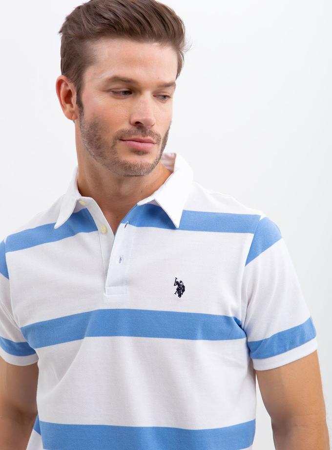 USPA STRIPED POLO SHIRT Best Buy