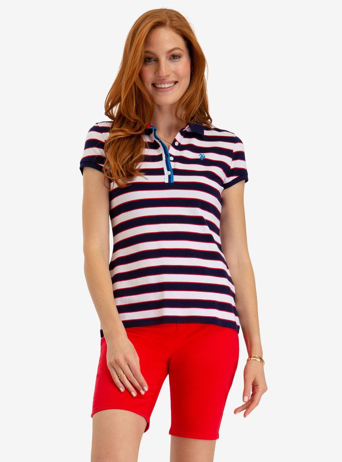 USPA STRIPED POLO SHIRT Best Seller