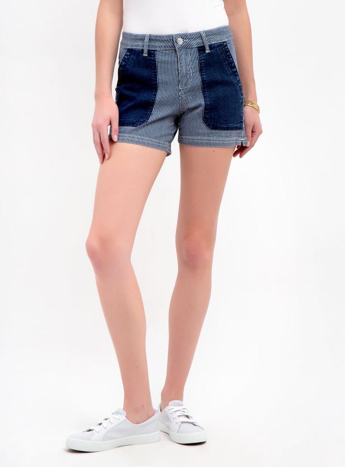 USPA STRIPED RAILROAD SHORTS Best Price