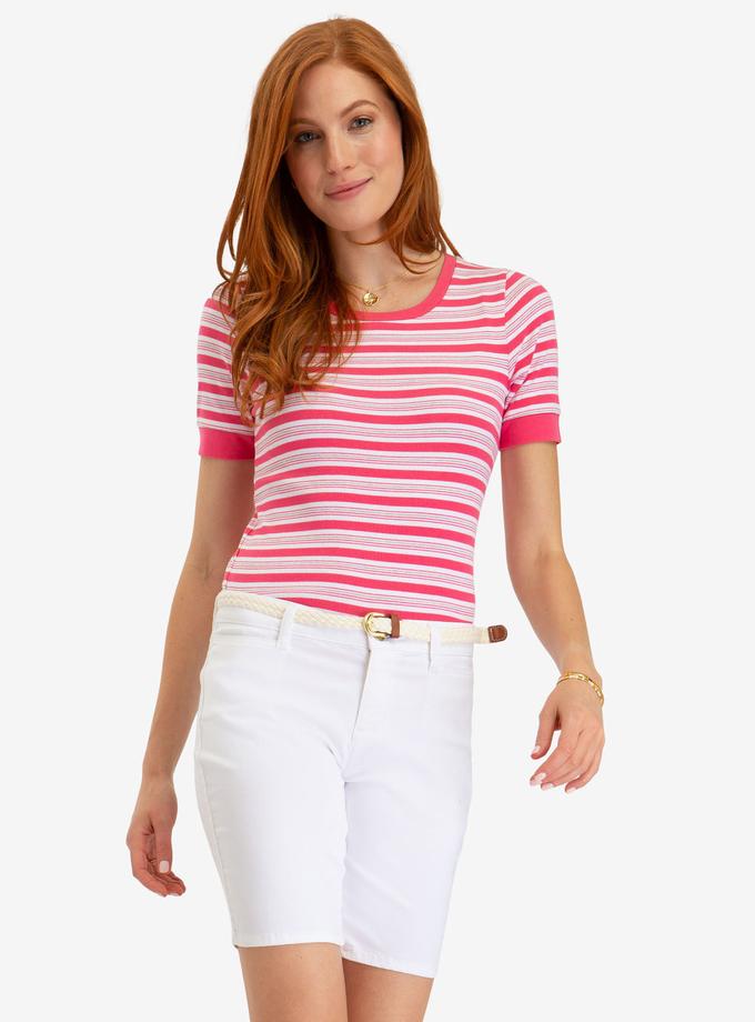 USPA STRIPED RIB TOP On Sale