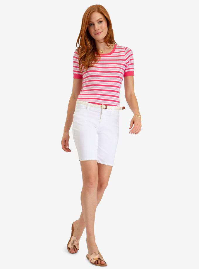 USPA STRIPED RIB TOP On Sale