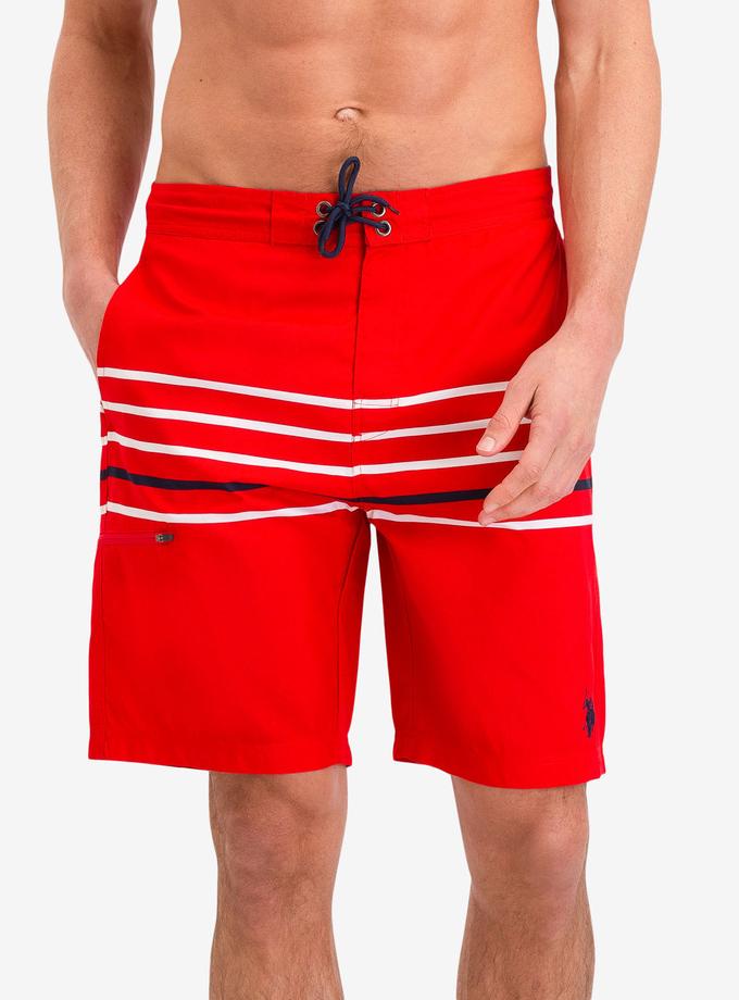 USPA STRIPED SWIM TRUNKS Best Buy