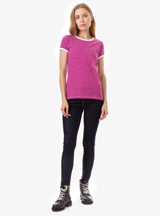 USPA STRIPED YARN DYE RINGER T-SHIRT Free shipping